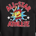 thumbnail image 3 of SpongeBob SquarePants - American All Star - Toddler And Youth Crewneck Fleece Sweatshirt, 3 of 6