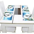 thumbnail image 4 of Ryvnso Placemats Set of 4 Palm Tree on Beach View Dining Mats Heat-Resistant Non-Slip Washable Table Mat, 4 of 8