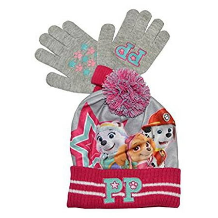 paw patrol hat and glove set