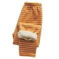 thumbnail image 2 of ZHOGXU Big Kids Girls Leggings High Waist Striped Print Slim Fit Plush Warm Comfortable Stretchy Pants Trousers For Fall Winter Daily Wear Yellow 7-8 Years, 2 of 4