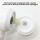 thumbnail image 5 of Teissuly 1Pcs Electric Spin Scrub-BER Rechargeable Cleaning Tools, Cordless Power Scrubber Electric Cleaning Brush with 5 Brush Heads, Electric Scrub-BER Suitable for Bathroom Wall Kitchen White, 5 of 9
