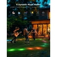 thumbnail image 2 of Govee Outdoor Ground Lights 2, 15 Pack RGBIC Pathway Lights with 100LM Warm White, IP67 Waterproof, 63 Scene Modes, Works with Alexa, Google Assistant, 2 of 7