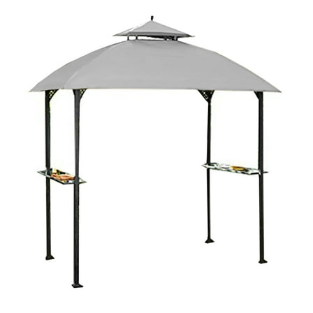 Garden Winds Replacement Canopy Top Cover for the Windsor Grill Gazebo - Slate Gray