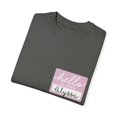 thumbnail image 3 of Novelty Hello My Name Is Alyssa Women Wife Tag Nickname Fun Cute Name Tag Alyssa Grandma Mom Tag Funny Daughter Unisex Garment-Dyed T-shirt, 3 of 4
