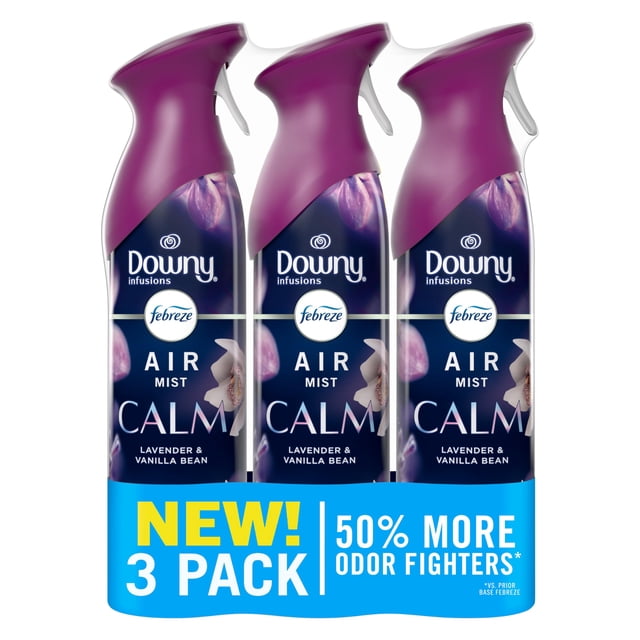 Spray ambientador Febreze Air Mist Downy Calm Lavanda