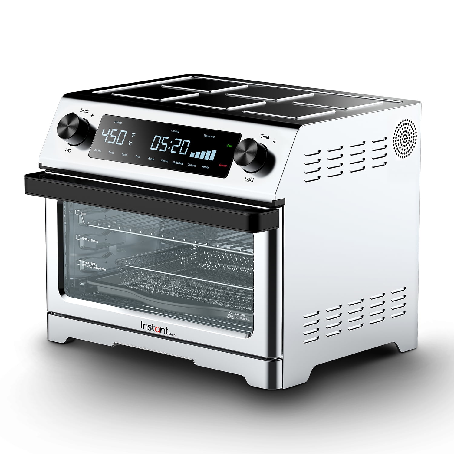 savjet prekršaj Kritično  Instant Pot, Omni 9-In-1 Toaster Oven with Air Fry, Dehydrate, Toast,  Roast, Bake, Broil, and Reheat - Walmart.com