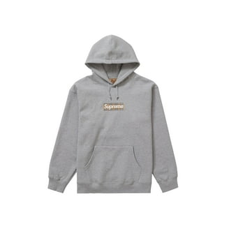 Supreme Men's Box Logo Hooded Sweatshirt (FW23) Ash Grey, from