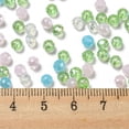 thumbnail image 3 of Glass Beads Faceted Rondelle Azure 4x3mm Hole: 0.4mm 820pcs/60g, 3 of 4