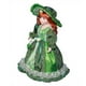 thumbnail image 5 of Billuyoard Muñeca femenina de porcelana victoriana hecha a mano, expresiones faciales detalladas, artículos coleccionables, materiales Decoración del hogar verde, 5 of 6