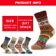 thumbnail image 5 of De Calcetines De Lana De Invierno Gruesos Y Cálidos Calcetines De Punto Acogedores Calcetines De Lana Casual Crew Calcetines Deportivos Regalos De Navidad Para Hombres Y Mujeres 5 Pares Vogacara HA039304-00, 5 of 6
