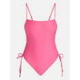 thumbnail image 4 of No Boundaries Essentials One-Piece Swimsuit, Women’s XXS-XXL, 4 of 4