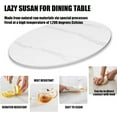 thumbnail image 4 of 85cm/33inch Lazy Susan for Table Top, Large Lazy Susan Organizer, Rotating Tray for Dining Table, Kitchen and Dining Spinning Rotating Food Server Party Centerpieces, Glossy Gray Gold, 4 of 8