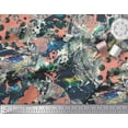 thumbnail image 2 of Soimoi Cotton Voile Fabric Animals & Texture Print Fabric by The Yard 56 Inch Wide, 2 of 3