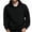 Black, variant on Babcutegg Mens Long Sleeve Pullover Hoodie Comfort Cotton Fashion Sequin Casual Sweatshirt with Pocket Size M