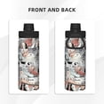 thumbnail image 3 of Stainless Steel Kettle Vacuum Demon Insulated Slayer Shinazugawa Sanemi Sports Water Bottle for Gym Travel 18 Oz, 3 of 8