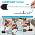 thumbnail image 2 of ILAVCLEAN Toilet Bowl Brush and Holder Caddy Set Toilet Cleaner Scrubber with Crevice Brush for Cleaning Bathroom, 2 of 7