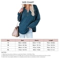 thumbnail image 4 of Long Sleeve Button Tops,Blouse Long Sleeve Round Neck Tops Pure Color Pullover Long Sleeve Tops Exceptional Value, 4 of 4