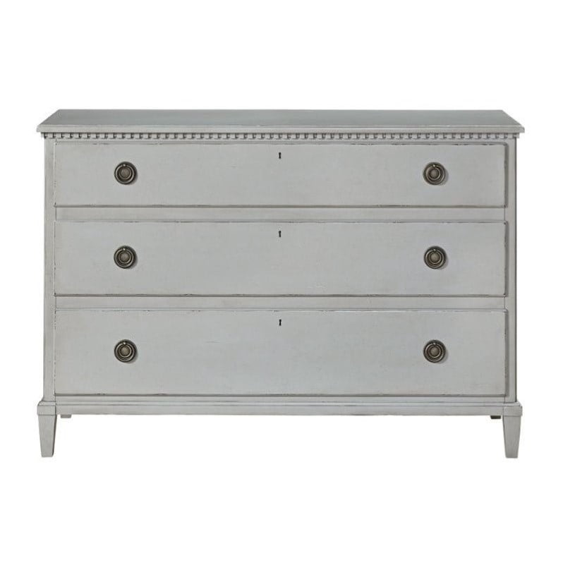 Natural Greige 3 Drawer Dresser in Gray