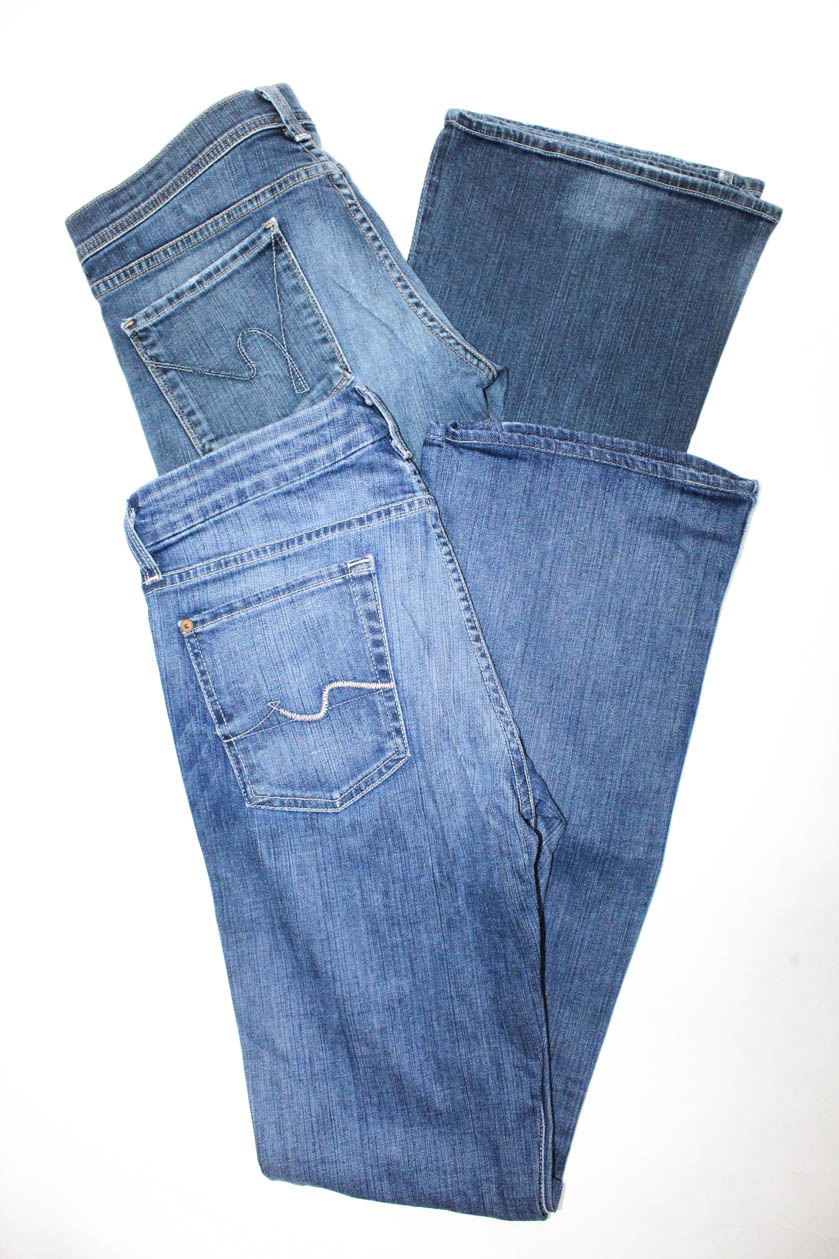 All Mankind Womens Flare Jeans Size 