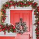 thumbnail image 4 of Large Front Door Wreath Hook Heavy Duty Cast Iron Door Wreath Hook Self Adhesive Hook Suitable for Christmas Door Wreath, 4 of 5