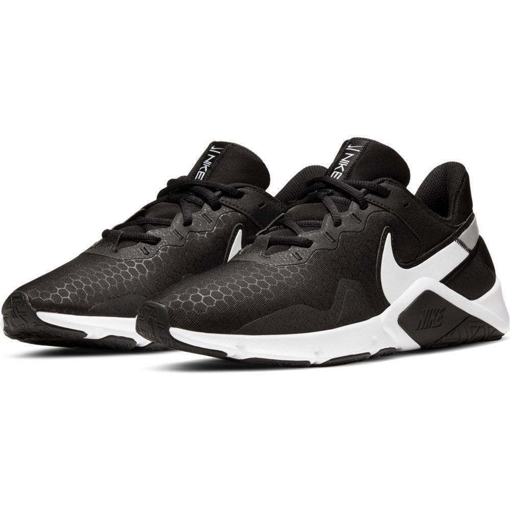 Nike Legend Essential 2 Men's Black/White Athletic Running Shoes OJ98 (11.5) -