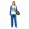 thumbnail image 5 of LuLiaMenton Christmas Pajamas, Love Dreidel Print, Red Plaid Matching PJs, Plus Sizes, 2-3T-Kid, 5 of 5