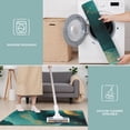 thumbnail image 6 of Teal and Gold Marble Flow Lines Pattern Kitchen Rugs Sets Of 3,Kitchen Runner Rugs Non Skid Washable,Decorative Kitchen Floor Mats for Kitchen,Sink,Laundry,17"x30"+ 17"x47" + 17"x59", 6 of 6