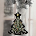 thumbnail image 4 of Creative Christmas Tree Pendant Wooden Painted Christmas Hanging Decoration For Home, 4 of 5