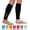 Solid Black, variant on Newzill Graduated Compression Calf Sleeves, 20-30mmHg, for Men and Women, Alternative to Compression Socks