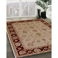 thumbnail image 3 of Ahgly Company Machine Washable Indoor Rectangle Industrial Modern Light Copper Gold Area Rugs, 5' x 8', 3 of 7