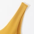 thumbnail image 4 of Round Neck Sleeveless Tank Tops for Womens with Built in Bra Solid Color Slim Breathable Blouses Yellow L, 4 of 9