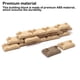 thumbnail image 4 of Tholdsy 100X Building Block Solider Sandbags Kid Toy Suministros educativos Ahorro de espacio Superficie lisa DIY Prop Blocks Plaything Juguetes de construcción Amarillo, 4 of 6