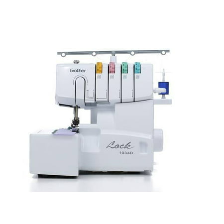 Brother 1034D 3 or 4 Thread Serger with Easy Lay In Threading with Differential