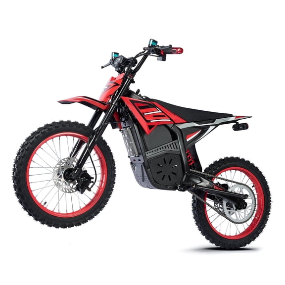 17" Electric Dirt Bike for Adults, 3000W Electric Motorcycle with 48V/20AH Battery Ebike, Full Suspensions & Hydraulic Brakes