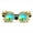 Gold, variant on SAYFUT Vintage Steam puSAYFUT Victorian Style Goggles Rainbow Kaleidoscope Goth Cosplay Party Sunglasses