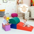 thumbnail image 6 of Costway 6 Piece Climb Crawl Play Set Indoor Kids Baby Toddler Soft Safe Foam Blocks Toys, 6 of 12