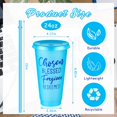 thumbnail image 2 of Vasos inspiradores de plástico Uiifan, 50 unidades, 24 oz, 17 x 11 x 6 cm, 2 of 7