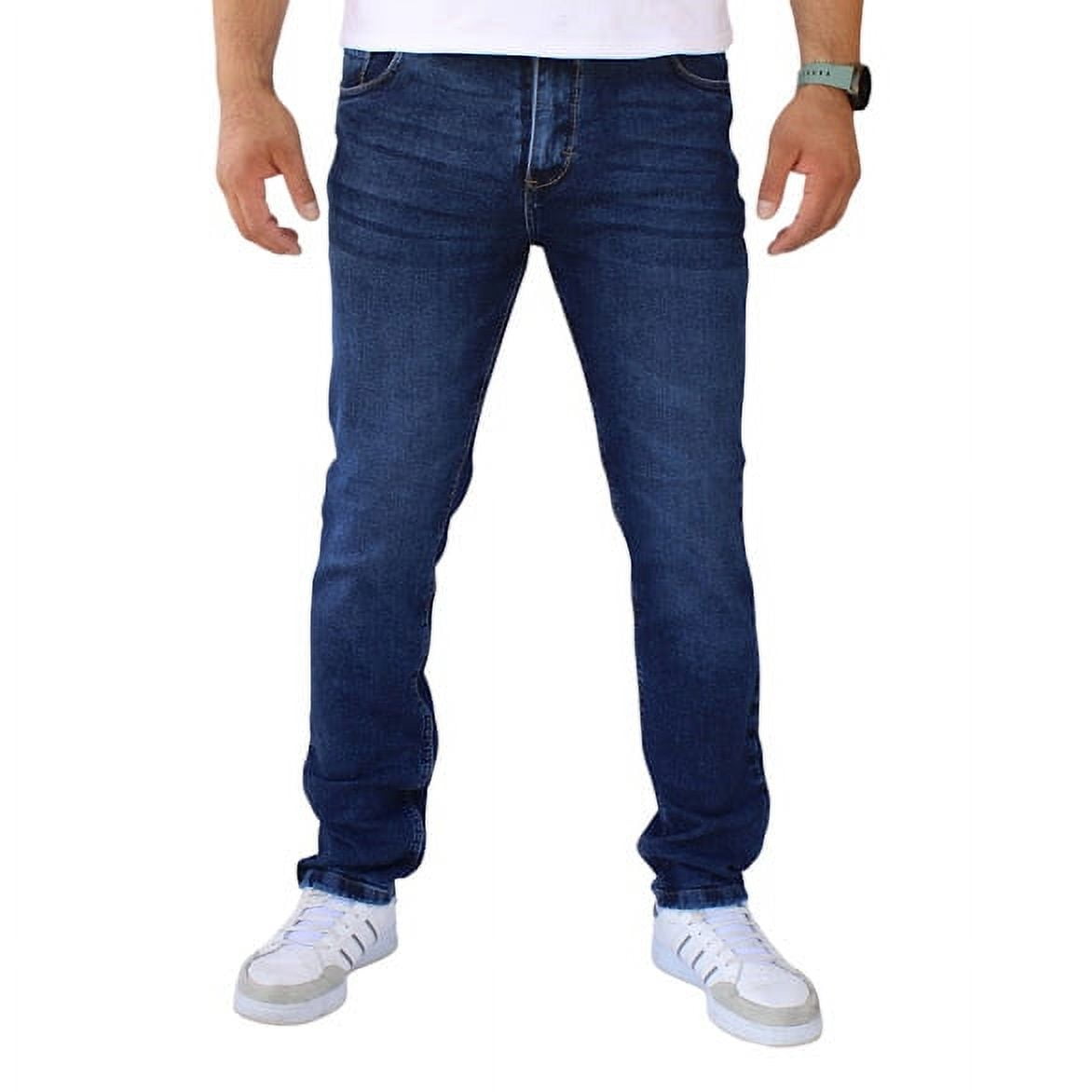Pantalon de mezclilla John Silver Corte Slim Fit Color azul claro Walmart en linea