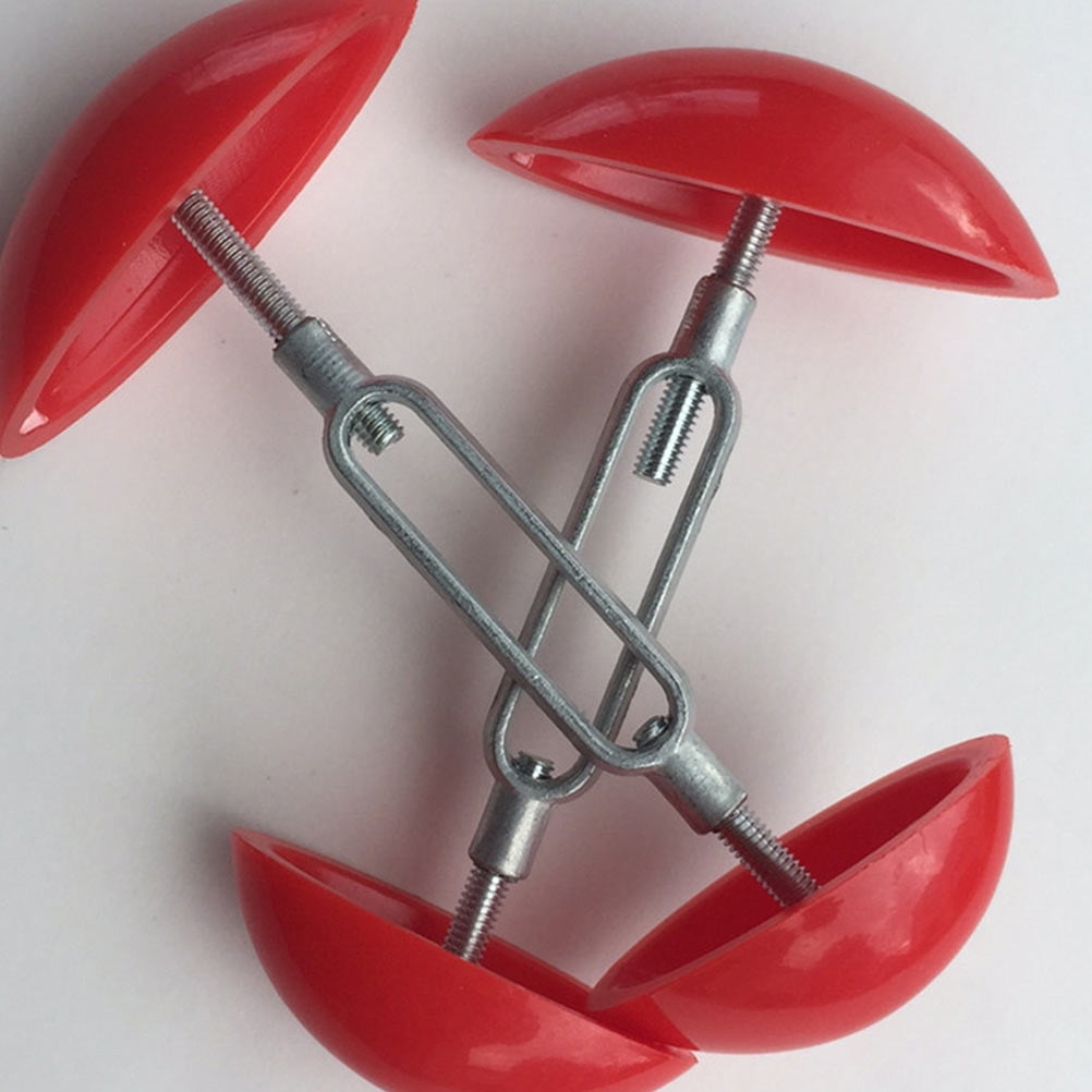 GETAJGHSD 3Pcs Adjustable Shoe Trees for Shoes with Red Finish and Gentle Width Expansion Features