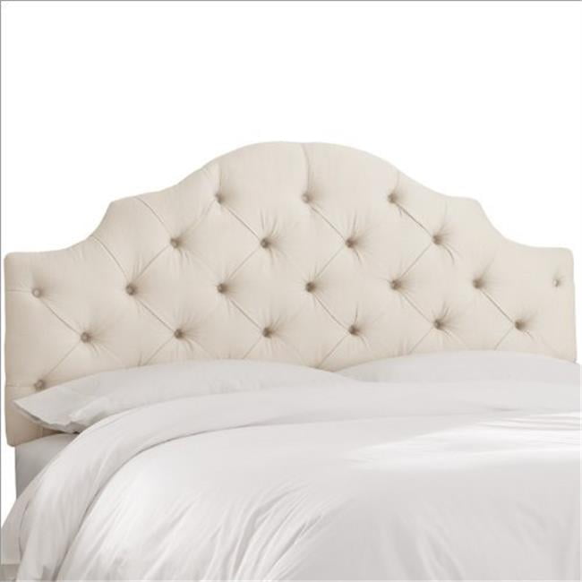 Skyline Furniture 744CSHNPRL California King Tufted Headboard, Shantung