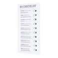 thumbnail image 4 of Checklist Memo Plastic Board, With Slide Button, Reusable Message Board, Removable Sheets, DIY List For Check Items And, 4 of 8