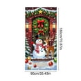 thumbnail image 4 of Winter Savings Winter Door Cover, Closet Curtains for Bedroom Closet Door, Perfect for Merry Christmas Party Supplies and Holiday Cheer, Christmas Gifts Today's Deals, 4 of 6