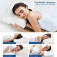 thumbnail image 4 of Neck Memory Foam Pillow, Orthopedic Pillow, Cervical Sleeping Pillow with Washable Cover, Best bed Pillows for Side, Back & Stomach Sleepers, 4 of 6