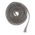 thumbnail image 1 of yuksok 4 Meters Crystal Rhinestone Ribbon Sewing Crafts Creative Supplies Transparent , Clear Gray, 2 Pcs, 1 of 9