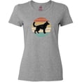 thumbnail image 3 of Inktastic German Shepherd Silhouette Vintage Retro Women's T-Shirt, 3 of 5