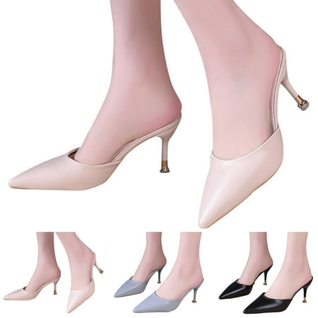 

PEASKJP Black Sandals Women Ladies Fashion Summer Open Toe Wedge Casual Anti-Slip Thick Sole Sandals Shoes Women Sandals White 6.5