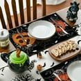 thumbnail image 6 of Smile Pumpkin Jack O Lantern Black Halloween Placemats Set of 4, 6 of 6