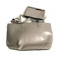 thumbnail image 3 of Victoria's Secret Gray Graffiti Weekender City Tote Bag Purse With Wristlet NWT, 3 of 3