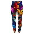 thumbnail image 6 of Blmnix Carnival Straight Leg Sweatpants for Women Cotton Yoga Pants Flat Front Leggings Jogger Ankle Dressy Pants for Women,S, 6 of 6