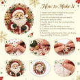 thumbnail image 6 of Christmas Diamond Painting Ornaments Kit, 9.84" 3D Sparkle Xmas Hanging Decorations, DIY Gem Art Craft Set for Adults & Craft Lovers, Holiday Tree Decor, 6 of 6